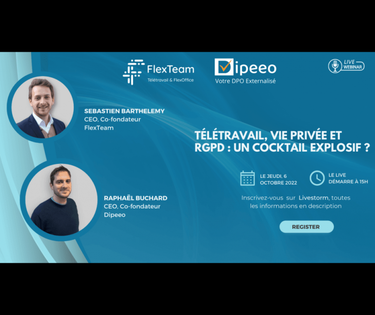 Webinar RGPB télétravail FlexTeam
