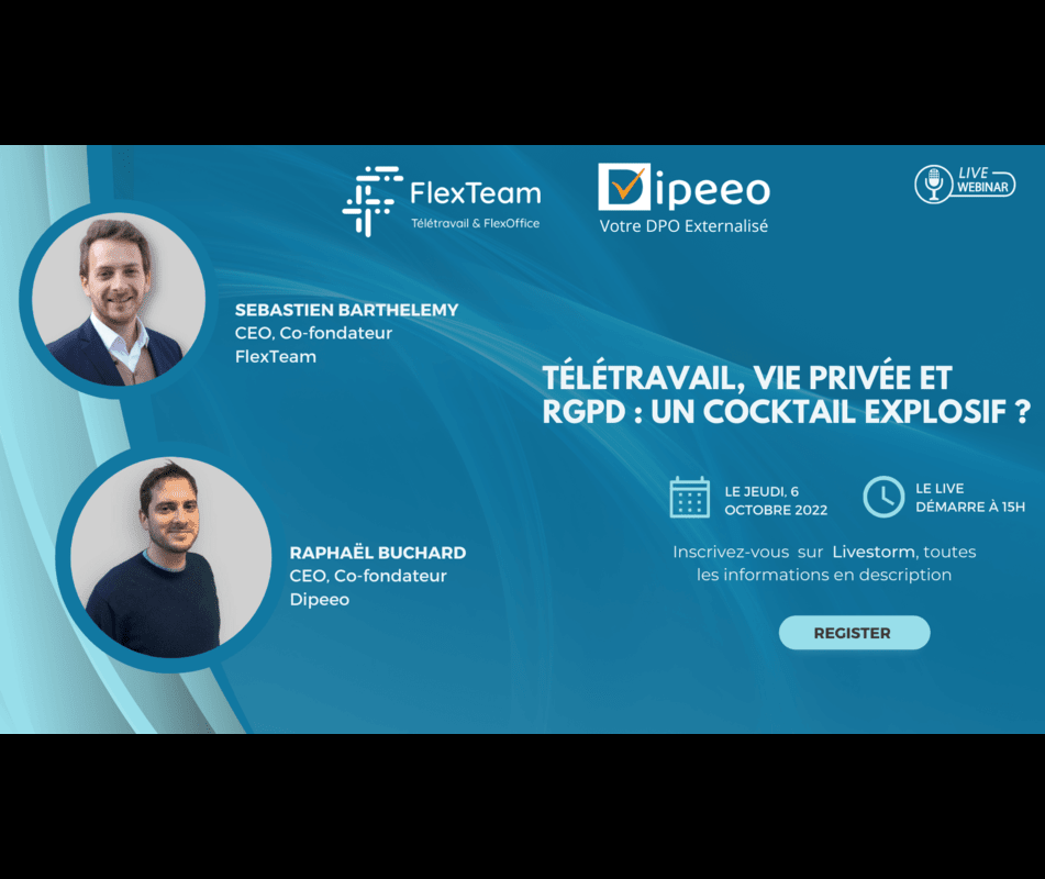 Webinar RGPB télétravail FlexTeam